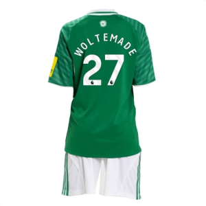 Echipament fotbal Newcastle United Nick Woltemade #27 Tricou Deplasare 2025-26 pentru copii set