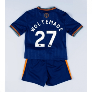 Echipament fotbal Newcastle United Nick Woltemade #27 Tricou Treilea 2025-26 pentru copii set