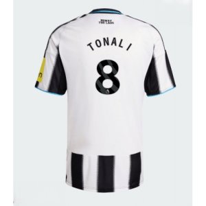 Echipament fotbal Newcastle United Sandro Tonali #8 Tricou Acasa 2025-26 pentru bărbați