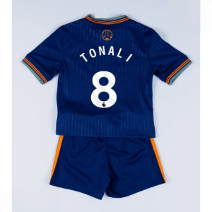 Echipament fotbal Newcastle United Sandro Tonali #8 Tricou Treilea 2025-26 pentru copii set