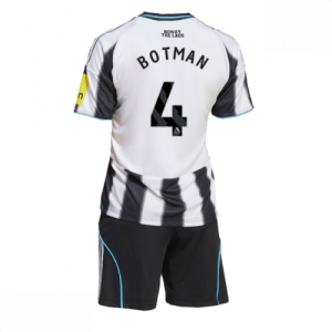 Echipament fotbal Newcastle United Sven Botman #4 Tricou Acasa 2025-26 pentru copii set