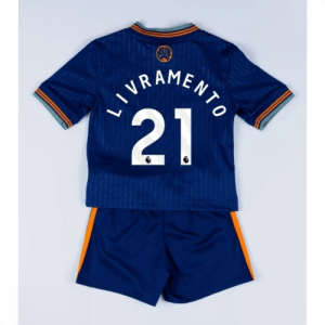 Echipament fotbal Newcastle United Tino Livramento #21 Tricou Treilea 2025-26 pentru copii set