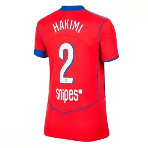 Echipament fotbal Paris Saint-Germain Achraf Hakimi #2 Tricou Treilea 2025-26 pentru femei mânecă scurtă
