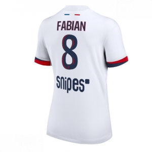 Echipament fotbal Paris Saint-Germain Fabian Ruiz #8 Tricou Deplasare 2025-26 pentru femei mânecă scurtă
