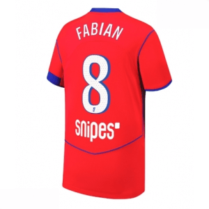 Echipament fotbal Paris Saint-Germain PSG Fabian Ruiz #8 Tricou Treilea 2025-26 pentru bărbați