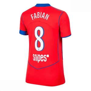 Echipament fotbal Paris Saint-Germain Fabian Ruiz #8 Tricou Treilea 2025-26 pentru femei mânecă scurtă