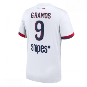 Echipament fotbal Paris Saint-Germain PSG Goncalo Ramos #9 Tricou Deplasare 2025-26 pentru bărbați