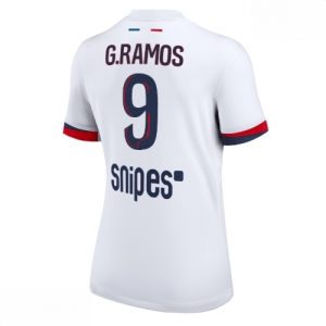 Echipament fotbal Paris Saint-Germain Goncalo Ramos #9 Tricou Deplasare 2025-26 pentru femei mânecă scurtă