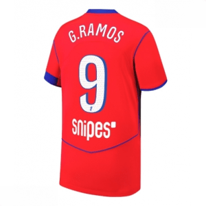 Echipament fotbal Paris Saint-Germain PSG Goncalo Ramos #9 Tricou Treilea 2025-26 pentru bărbați