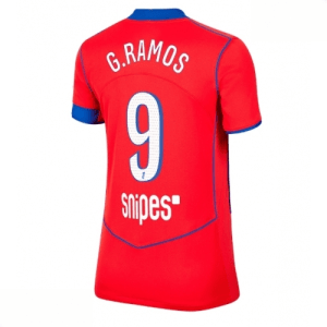 Echipament fotbal Paris Saint-Germain Goncalo Ramos #9 Tricou Treilea 2025-26 pentru femei mânecă scurtă
