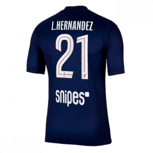 Echipament fotbal Paris Saint-Germain PSG Lucas Hernandez #21 Tricou Acasa 2025-26 pentru bărbați