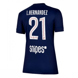 Echipament fotbal Paris Saint-Germain Lucas Hernandez #21 Tricou Acasa 2025-26 pentru femei mânecă scurtă