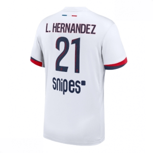 Echipament fotbal Paris Saint-Germain PSG Lucas Hernandez #21 Tricou Deplasare 2025-26 pentru bărbați