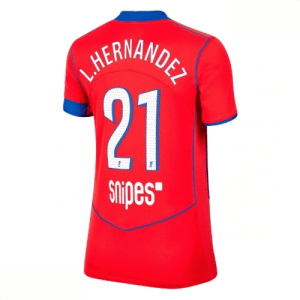 Echipament fotbal Paris Saint-Germain Lucas Hernandez #21 Tricou Treilea 2025-26 pentru femei mânecă scurtă