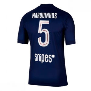 Echipament fotbal Paris Saint-Germain PSG Marquinhos #5 Tricou Acasa 2025-26 pentru bărbați