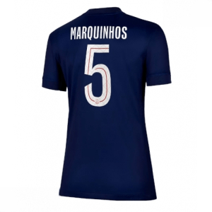 Echipament fotbal Paris Saint-Germain Marquinhos #5 Tricou Acasa 2025-26 pentru femei mânecă scurtă
