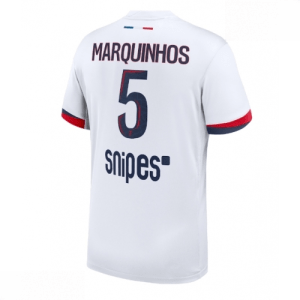Echipament fotbal Paris Saint-Germain PSG Marquinhos #5 Tricou Deplasare 2025-26 pentru bărbați