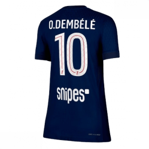 Echipament fotbal Paris Saint-Germain Ousmane Dembele #10 Tricou Acasa 2025-26 pentru femei mânecă scurtă