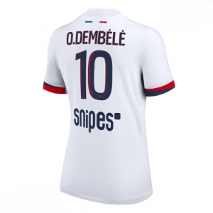 Echipament fotbal Paris Saint-Germain Ousmane Dembele #10 Tricou Deplasare 2025-26 pentru femei mânecă scurtă