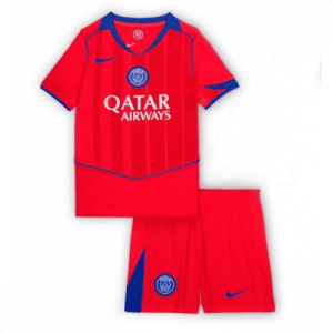 Echipament fotbal Paris Saint-Germain PSG Tricou Treilea 2025-26 pentru copii + pantaloni scurți