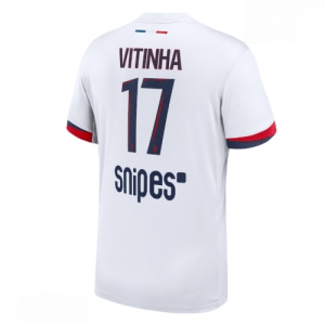 Echipament fotbal Paris Saint-Germain PSG Vitinha #17 Tricou Deplasare 2025-26 pentru bărbați
