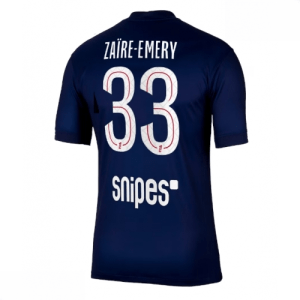 Echipament fotbal Paris Saint-Germain PSG Warren Zaire-Emery #33 Tricou Acasa 2025-26 pentru bărbați
