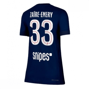 Echipament fotbal Paris Saint-Germain Warren Zaire-Emery #33 Tricou Acasa 2025-26 pentru femei mânecă scurtă