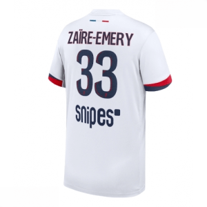 Echipament fotbal Paris Saint-Germain PSG Warren Zaire-Emery #33 Tricou Deplasare 2025-26 pentru bărbați