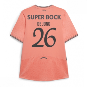 Echipament fotbal Porto Luuk de Jong #26 Tricou Deplasare 2025-26 pentru bărbați