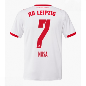 Echipament fotbal RB Leipzig Antonio Nusa #7 Tricou Acasa 2025-26 pentru bărbați