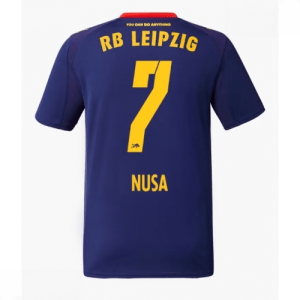 Echipament fotbal RB Leipzig Antonio Nusa #7 Tricou Deplasare 2025-26 pentru bărbați