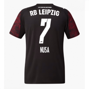 Echipament fotbal RB Leipzig Antonio Nusa #7 Tricou Treilea 2025-26 pentru bărbați