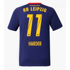 Echipament fotbal RB Leipzig Conrad Harder #11 Tricou Deplasare 2025-26 pentru bărbați
