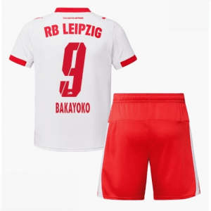 Echipament fotbal RB Leipzig Johan Bakayoko #9 Tricou Acasa 2025-26 pentru copii şi pantaloni