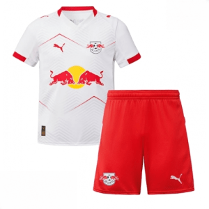 Echipament fotbal RB Leipzig Tricou Acasa 2025-26 pentru copii şi pantaloni