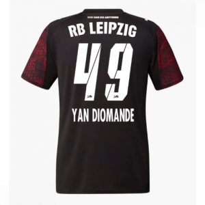 Echipament fotbal RB Leipzig Yan Diomande #49 Tricou Treilea 2025-26 pentru bărbați
