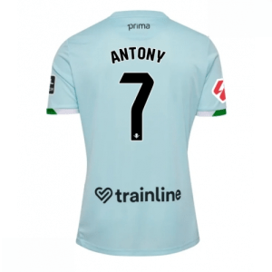 Echipament fotbal Real Betis Antony #7 Tricou Deplasare 2025-26 pentru bărbați