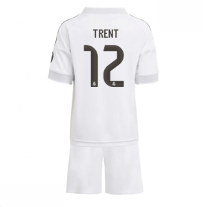 Echipament fotbal Real Madrid Alexander-Arnold #12 Tricou Acasa 2025-26 pentru copii tricou + pantaloni scurți