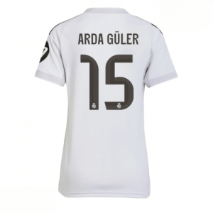 Echipament fotbal Real Madrid Arda Guler #15 Tricou Acasa 2025-26 pentru femei mânecă scurtă