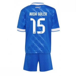 Echipament fotbal Real Madrid Arda Guler #15 Tricou Treilea 2025-26 pentru copii tricou + pantaloni scurți
