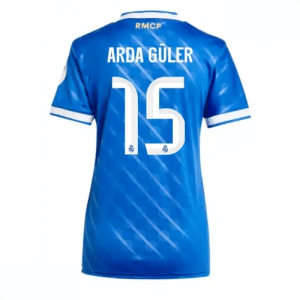 Echipament fotbal Real Madrid Arda Guler #15 Tricou Treilea 2025-26 pentru femei mânecă scurtă