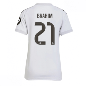 Echipament fotbal Real Madrid Brahim Diaz #21 Tricou Acasa 2025-26 pentru femei mânecă scurtă