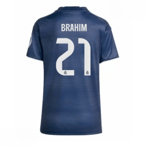 Echipament fotbal Real Madrid Brahim Diaz #21 Tricou Deplasare 2025-26 pentru femei mânecă scurtă