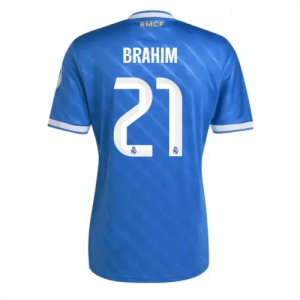 Echipament fotbal Real Madrid Brahim Diaz #21 Tricou Treilea 2025-26 pentru bărbați