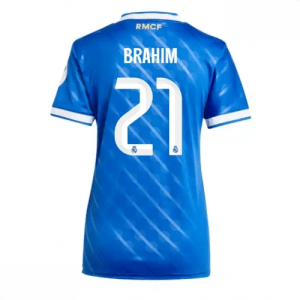 Echipament fotbal Real Madrid Brahim Diaz #21 Tricou Treilea 2025-26 pentru femei mânecă scurtă
