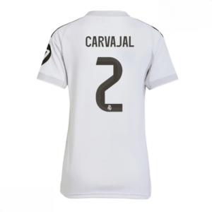 Echipament fotbal Real Madrid Daniel Carvajal #2 Tricou Acasa 2025-26 pentru femei mânecă scurtă