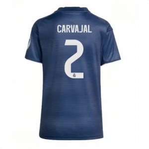 Echipament fotbal Real Madrid Daniel Carvajal #2 Tricou Deplasare 2025-26 pentru femei mânecă scurtă