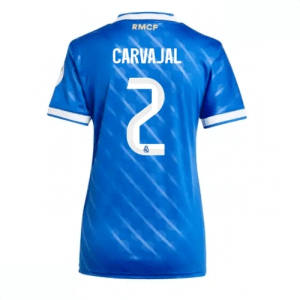 Echipament fotbal Real Madrid Daniel Carvajal #2 Tricou Treilea 2025-26 pentru femei mânecă scurtă
