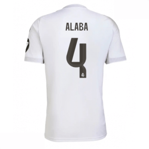 Echipament fotbal Real Madrid David Alaba #4 Tricou Acasa 2025-26 pentru bărbați