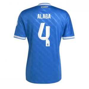 Echipament fotbal Real Madrid David Alaba #4 Tricou Treilea 2025-26 pentru bărbați